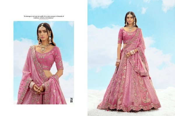 Traditional Bridal Lehenga with Embroidered Silk Blouse Best Price Wholesale Bridal Lehenga Choli