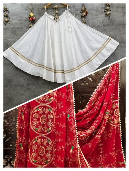 Traditional Rayon Chaniya Choli for Garba Ready to Wear with Elegant Dupatta Navratri Lehnega Choli