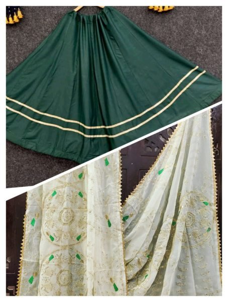 Traditional Rayon Chaniya Choli for Garba Ready to Wear with Elegant Dupatta Navratri Lehnega Choli