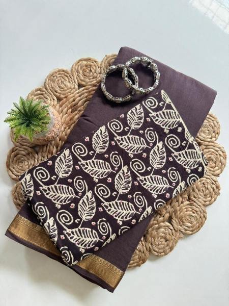 Traditional Soft Mul Cotton Saree with Tassels and Contrast Blouse at Manufacturer Rates Cotton Sarees Wholesale