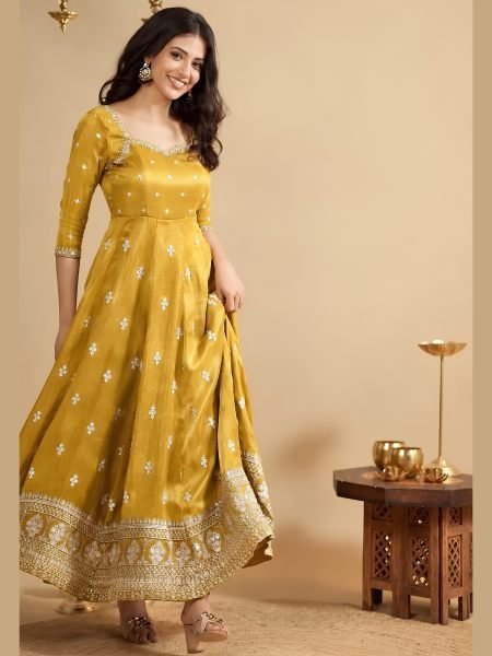 Transformative Yellow Cosmo Embroidered Top Pant Dupatta Set for Women  