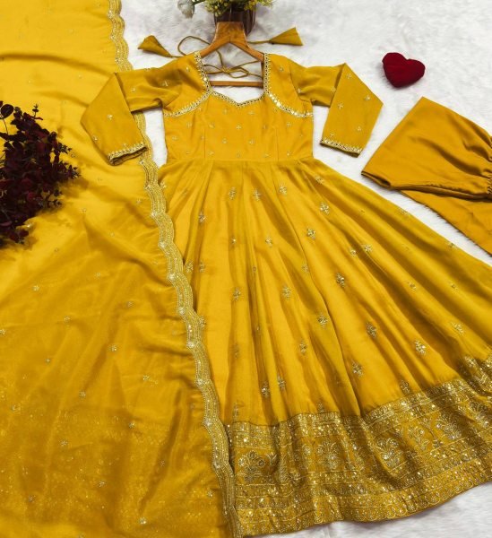 Transformative Yellow Cosmo Embroidered Top Pant Dupatta Set for Women  Ready To Wear Collection