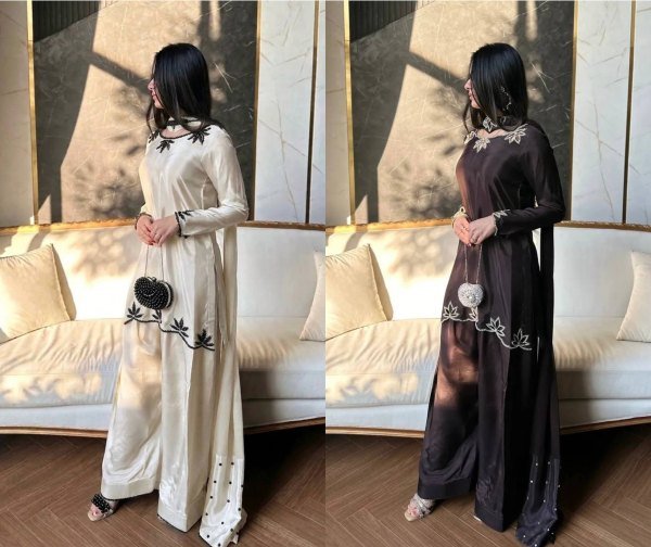 Trending Brown Farshi Salwar Collection for Women Party Wear Ready To Wear Collection