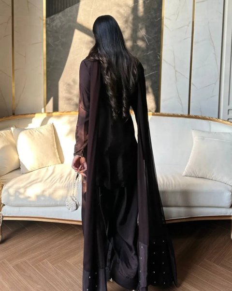 Trending Brown Farshi Salwar Collection for Women Party Wear Ready To Wear Collection