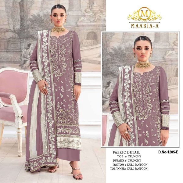 Trending Purple Heavy Work Suit Set for Women 2026 Fashion Pakistani Suits Wholesale