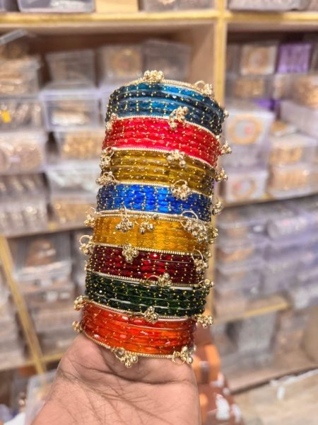 Trending Raindrop Bangles 8 Colour Collection Box at Wholesale Rate Fashion Accessories Wholesale