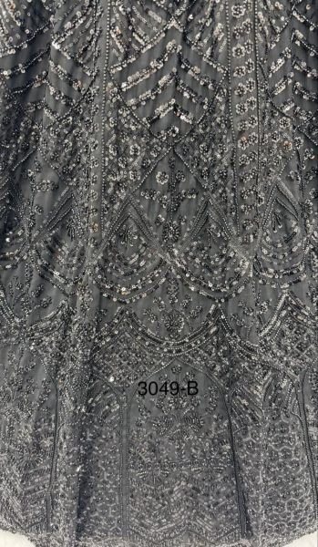 Trendy Black Net Partywear Lehenga Choli with German Zari Embroidery and Butti Dupatta For Garba Function Bridal Lehenga Choli