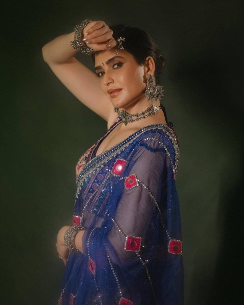 Trendy Blue Muslin Cotton Navratri Lehenga Choli with Real Mirror Work For Navrati Navratri Lehnega Choli