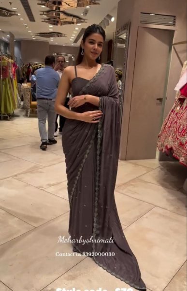 Trendy Designer Saree with Koti Jacket for Wedding Functions Ready To Wear Saree 