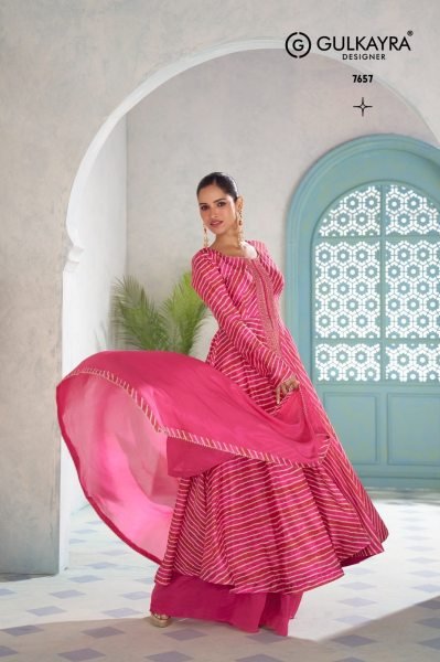Trendy Pink Real Chinon Digital Printed Designer Suit with Embroidery For Party Designer Plazzo Salwar Suits Wholesale