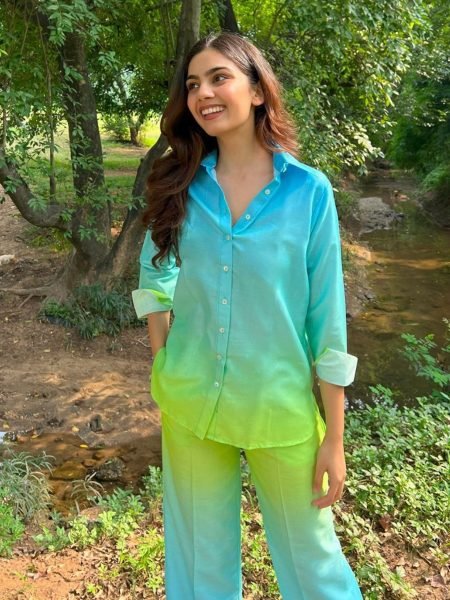 Two tone Rayon Co Ord Set CO ORD Sets