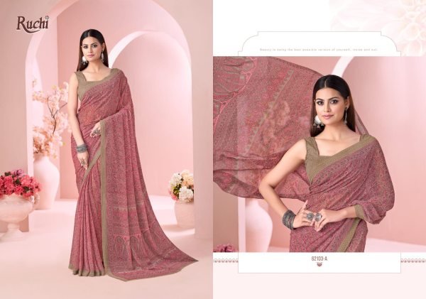 Unbeatable Pink Elegant Georgette Saree with Unique Designer Print At Manufacturer  Georgette Sarees Wholesale