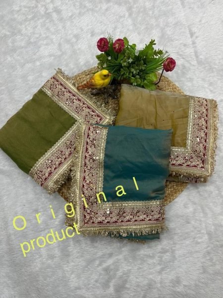 Unique Golden Mocha Silk Saree with Fancy Lace Border and Zari Dori Blouse Silk Sarees Wholesale