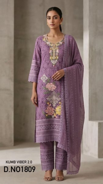 Unique Purple Boutique Style Heavy Georgette Suit Set with Embroidered Dupatta Pakistani Suits Wholesale