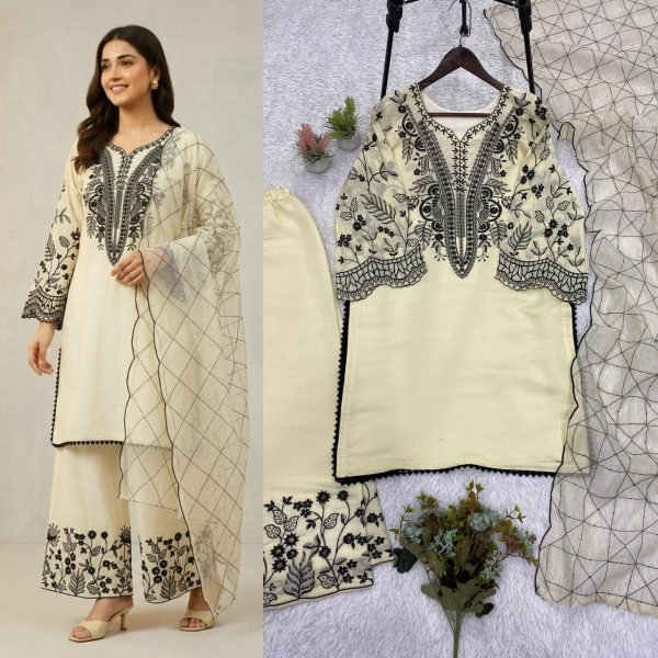 Upscale Off White Mal Cotton Ethnic Wear Collection at Manufacturer Price Ready To Wear Collection