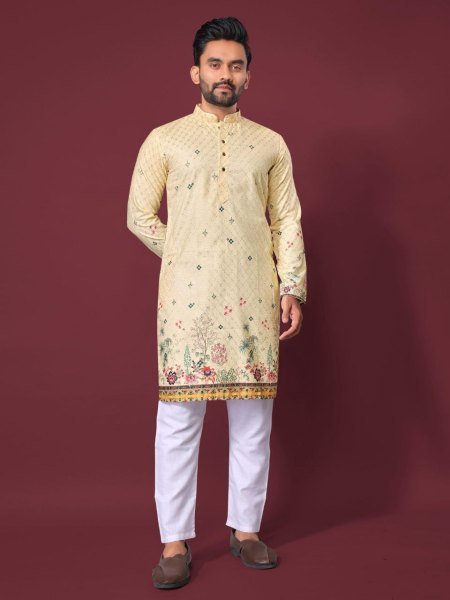 Urban Ethnic Designer Kurta Set in Raymond Cotton for Classy Everyday Looks Kurta Pajama Wholesale