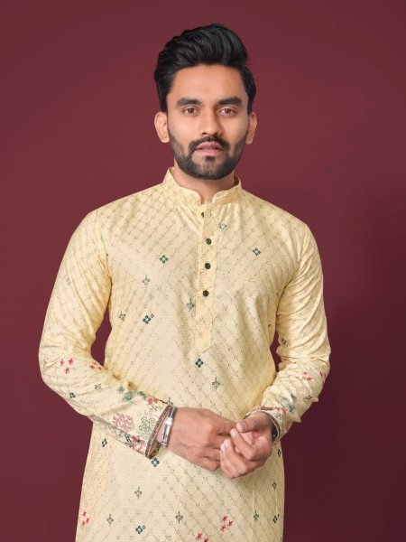 Urban Ethnic Designer Kurta Set in Raymond Cotton for Classy Everyday Looks Kurta Pajama Wholesale