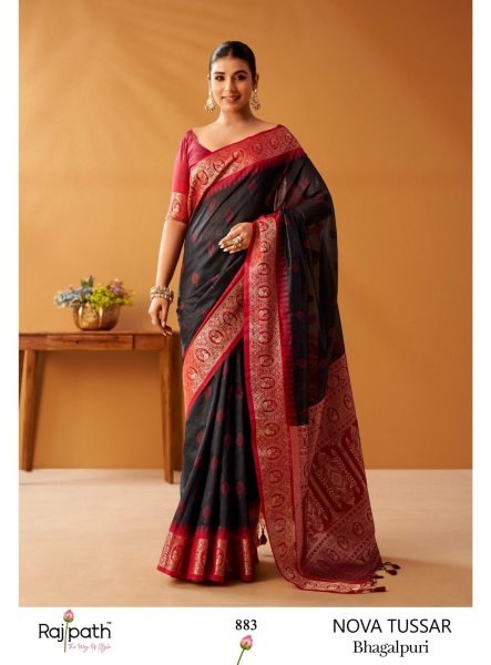Versatile Black Modal Cotton Saree with Rich Pochampally Pallu and Border Printed Cotton Sarees Wholesale