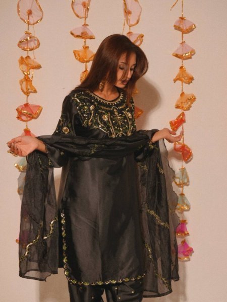 Versatile Black Premium Farshi Salwar Suit for Women Ethnic Collection Ready To Wear Collection