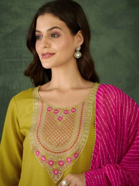 Versatile Rayon Embroidered Kurti Bottom Set with Georgette Dupatta for Ready to Wear  Straight Cut Long Kurtis