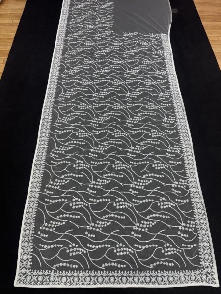 Vibrant White Designer Butterfly Net Saree with Heavy Embroidery Blouse for Festival Bollywood Fancy Sarees Wholesale