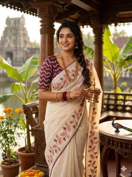 Vibrant White Designer Linen Cotton Laheriya Print Saree with Contrast Blouse at Wholesale Rate Printed Cotton Sarees Wholesale
