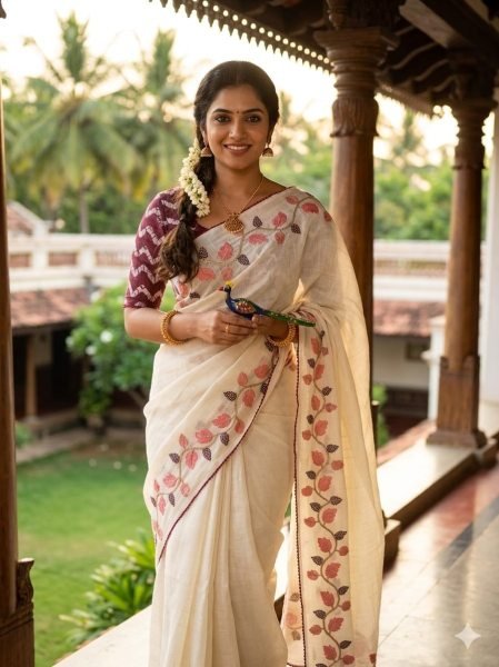 Vibrant White Designer Linen Cotton Laheriya Print Saree with Contrast Blouse at Wholesale Rate Printed Cotton Sarees Wholesale