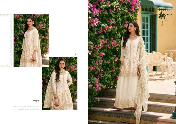 Vibrant White Fully Stitched Premium Mos Silk Suit with Chiffon Dupatta for Wedding Designer Plazzo Salwar Suits Wholesale
