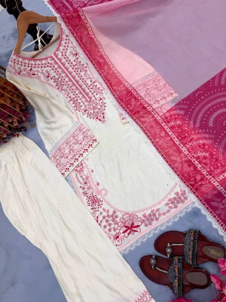 Vintage Charismatic Pink Farshi Suits With Full Sleeves And Digital Print Dupatta Ready To Wear Collection