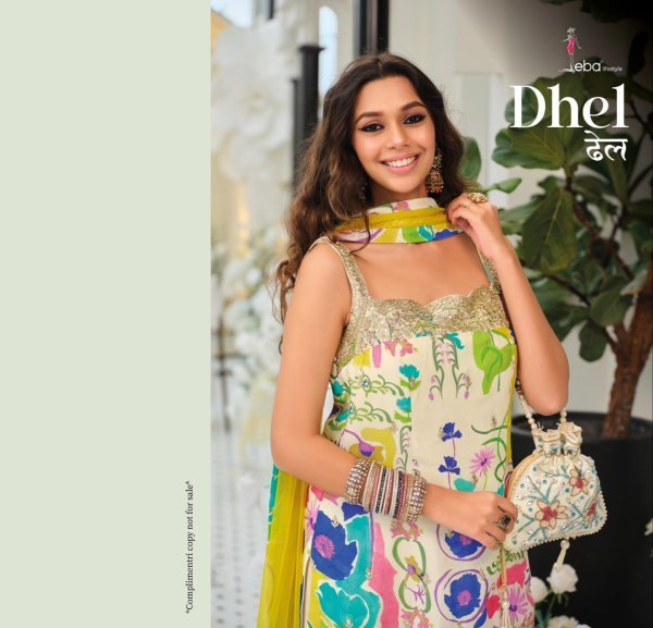 Vintage Cream Heavy Chinon Digital Print Kurti Palazzo Set with Diamond Net Dupatta Designer Plazzo Salwar Suits Wholesale