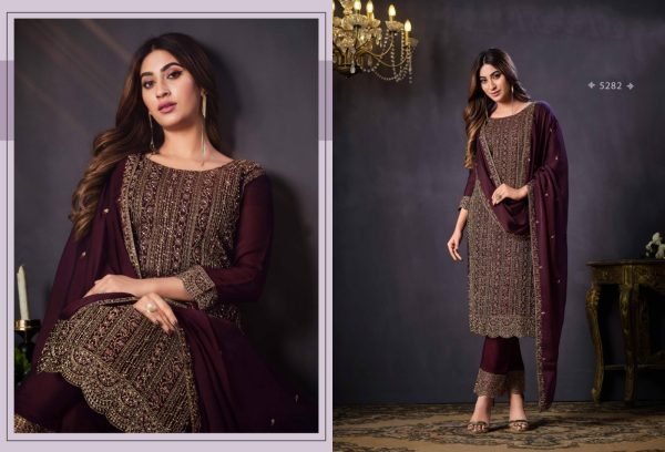 vipul 5281 Heavy Rangoli with coding Work Salwar Suit collection  Churidar Salwar Suits Wholesale