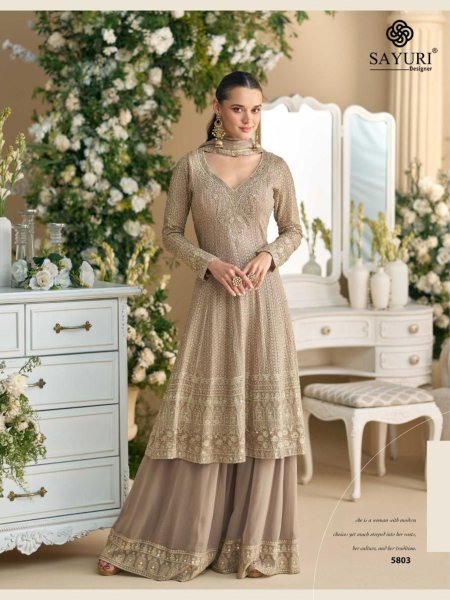 Virasat Sayuri Georgette Sharara Suit Readymade Wholesale Collection Wedding Bridal Dress Wholesale
