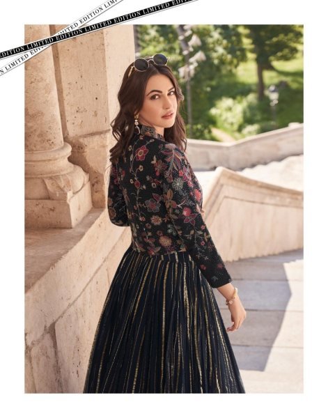 Sayuri Designer Luxe 3 Piece Designer Readymade Viscose Chinon Silk Dress  3 pcs Catalogue  Full Set Kurti