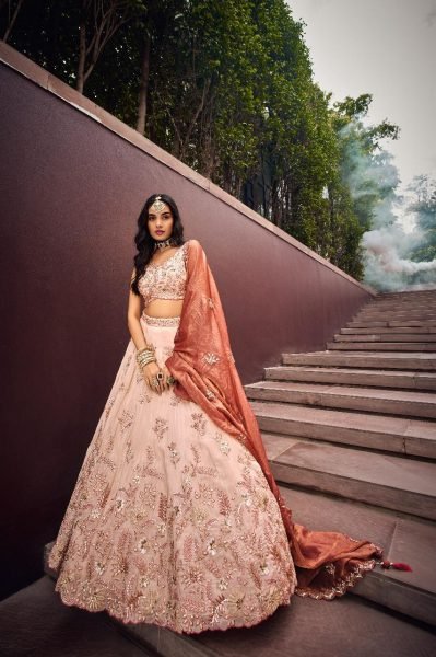 Viscose Embroidered Lehenga Choli Best Price from Surat Textile Exporter   Manufacturer Bridal Lehenga Choli