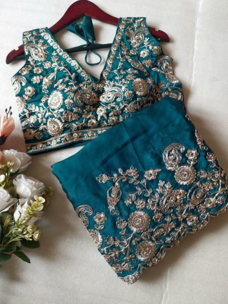 Wedding Look in Rangoli Silk Saree Heavy Sequin Work with Stitched Blouse  Designer Wedding Sarees Wholesale