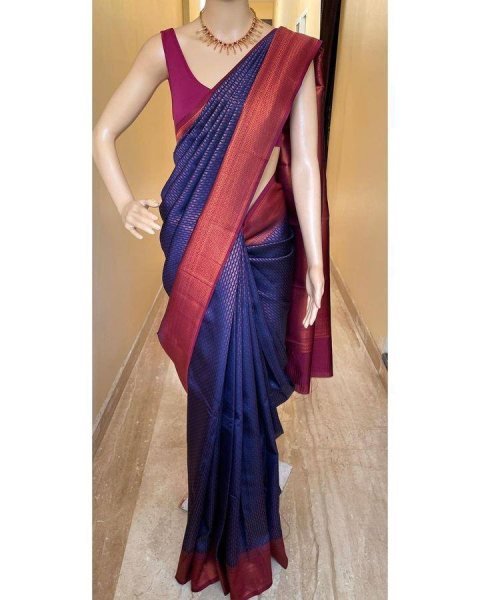 Wedding-Ready Organic Lichi Silk Sarees for Brides and Guests at wholesale rates South Indian Saree 