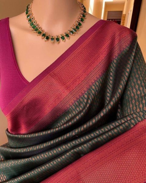 Wedding-Ready Organic Lichi Silk Sarees for Brides and Guests at wholesale rates South Indian Saree 