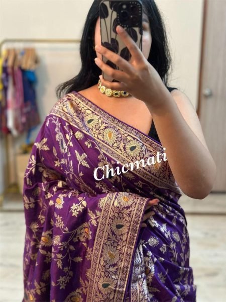 Wedding Special Banarasi Silk Saree All Over Mina Weave with Rich Pallu Best Price for Wholesal Price by Royal Export Banarasi Saree Wholesale