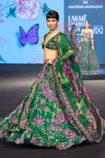 Wedding Special Green Grand Flair Lehenga with Heavy CanCan for Festive Wear Bollywood Lehenga Choli