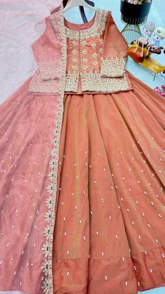 Wedding Wear Embroidered Ready to Wear Lehenga Set Outfit  Ready To Wear Collection