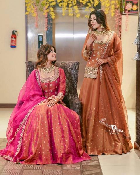 Wedding Wear Embroidered Ready to Wear Lehenga Set Outfit  Ready To Wear Collection
