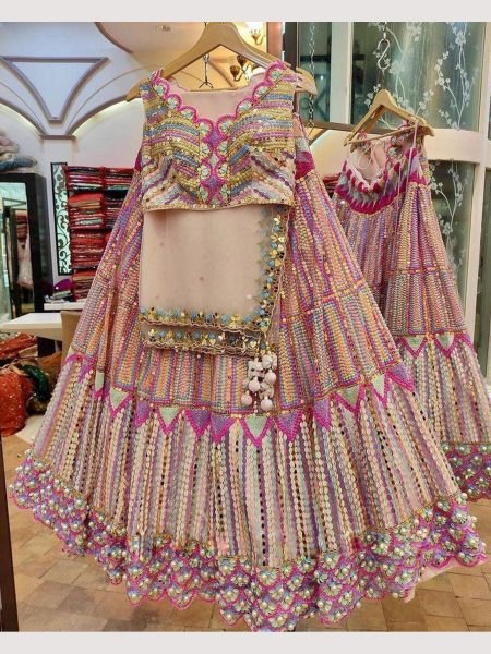 Wedding Wear Heavy Mono Silk Lehenga Choli  Designer Lehenga Choli
