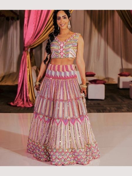 Wedding Wear Heavy Mono Silk Lehenga Choli  Designer Lehenga Choli