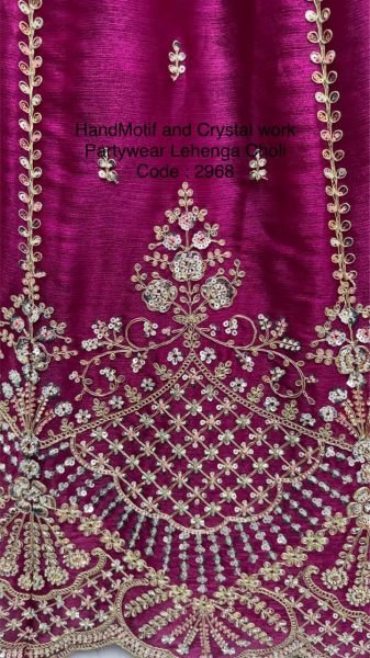 Wedding Wear Rani Pink Satin Silk Embroidered Lehenga Choli with Net Dupatta Bridal Lehenga Choli