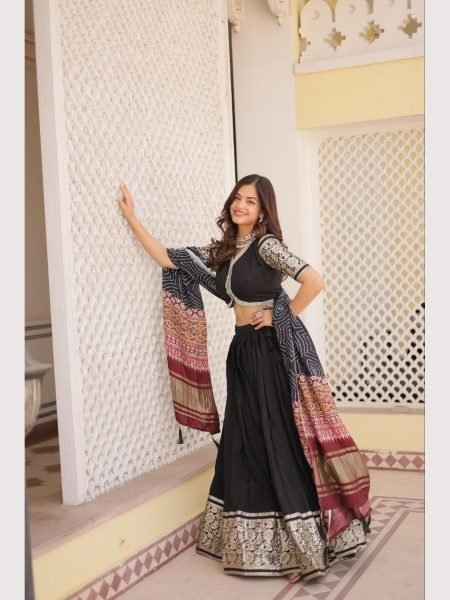 Wedding Wear Viscose Jequard Lehenga Choli  Designer Lehenga Choli