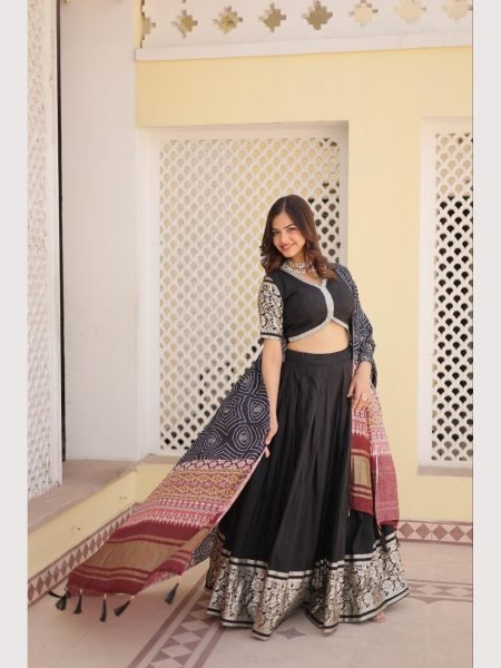 Wedding Wear Viscose Jequard Lehenga Choli  Designer Lehenga Choli