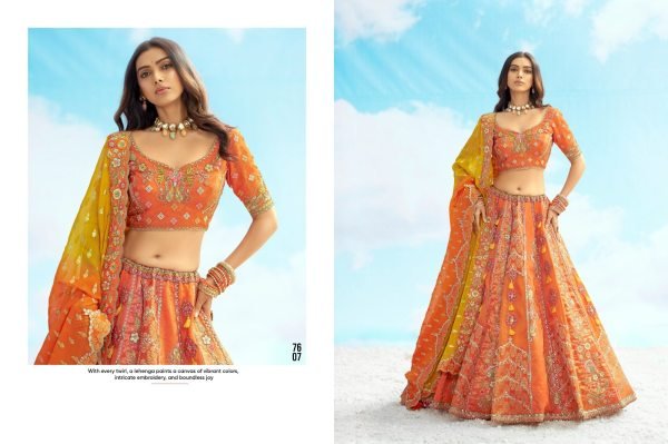 Weddings Embroidered Fancy Silk Lehenga Set with Dupatta Set Clothing Manufacturer Surat Bridal Lehenga Choli