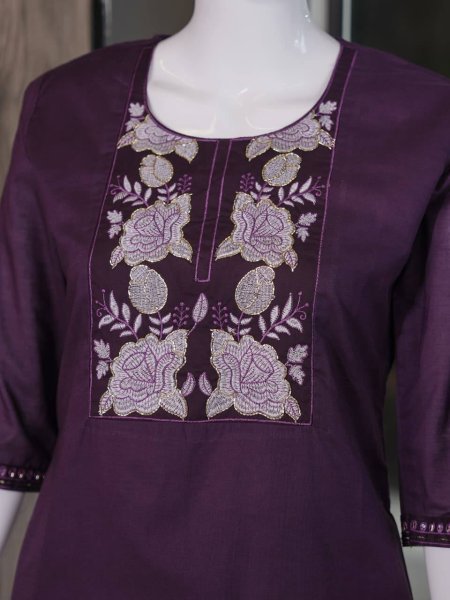 Wholesale 60  60 Premium Ready to Wear Cotton Kurti Plazo Set for Resellers and Retailers Embroidery Kurtis 
