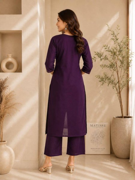 Wholesale 60  60 Premium Ready to Wear Cotton Kurti Plazo Set for Resellers and Retailers Embroidery Kurtis 