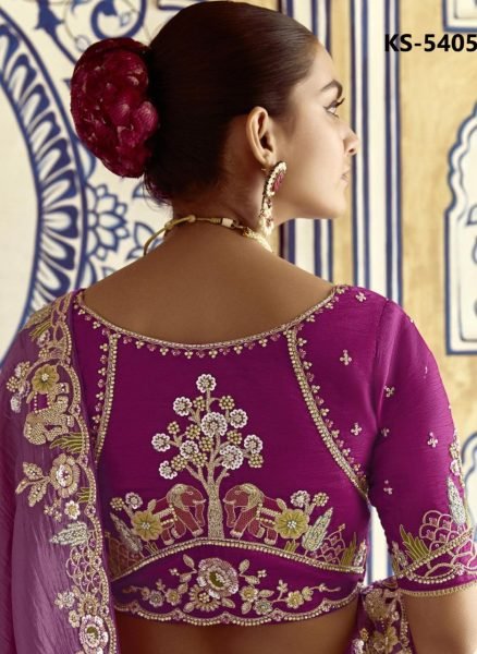 Wholesale Designer Silk Wedding Saree Celebrate in Style with Embellished Blouse Designer Wedding Sarees Wholesale